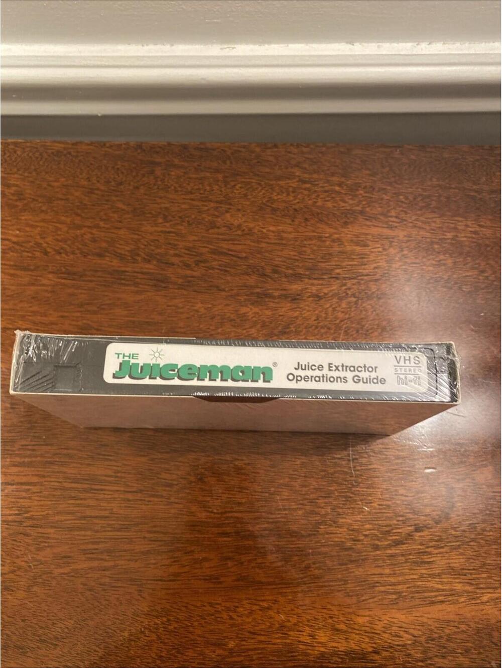 Juiceman VCR Video Tape Still In Original Packaging. Never Played N